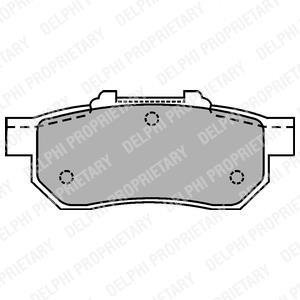 Тормозные колодки, дисковые. Delphi LP1456