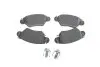 Тормозные колодки (задние) Opel Astra G 98-05/Zafira A 99-05 (Bosch) Delphi LP1553 (фото 1)