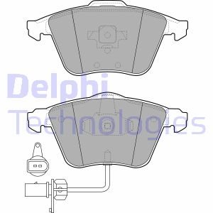 Комплект тормозных колодок, дисковый тормоз Delphi LP1922