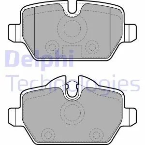 Тормозные колодки дисковые BMW 1(E81)/3(E90) "R "04>> Delphi LP1924