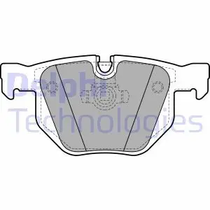 Тормозные колодки дисковые BMW 5(E60)/6(E63) "R"02>> Delphi LP1927