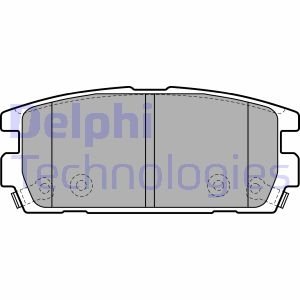 Колодки тормозные (задние) Hyundai Terracan 01-06 Delphi LP1930