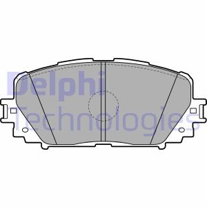 Комплект тормозных колодок, дисковый тормоз Delphi LP2123 (фото 1)