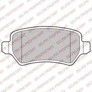 Тормозные колодки, дисковые. Delphi LP2209