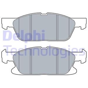 Тормозные колодки, дисковые. Delphi LP3536