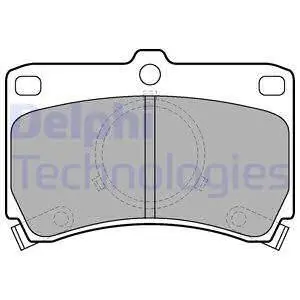 Комплект гальмівних колодок з 4 шт. дисків Delphi LP531