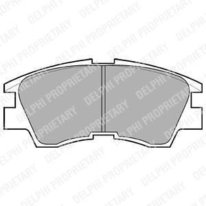 Комплект гальмівних колодок Delphi LP633