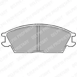 Гальмівні колодки дискові HYUNDAI Eccent/Lantra/Exel/Pony "90-99 Delphi LP704