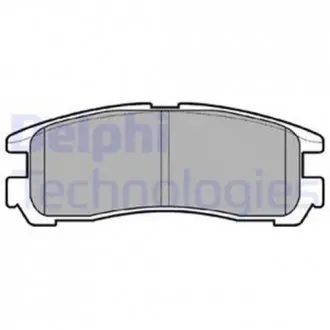Тормозные колодки дисковые MITSUBISHI Sigma/Space/Galant/Pajero "R" 91-07 Delphi LP955