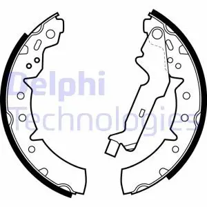 Комплект тормозных колодок Delphi LS1883