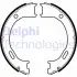 Гальмівні колодки, барабанні Delphi LS2076 (фото 1)