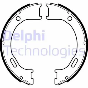 Гальмівні колодки, барабанні Delphi LS2076
