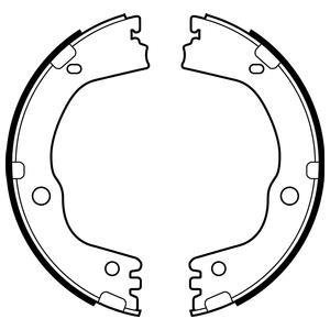 Тормозные колодки, барабанные Delphi LS2081