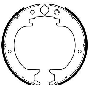 Гальмівні колодки, барабанні Delphi LS2082