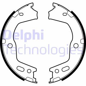 Комплект колодок стояночного тормоза HYUNDAI EQUUS / CENTENNIAL, GENESIS 3.3-5.0 01.08- Delphi LS2154