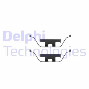 Комплектуючі, колодки дискового гальма Delphi LX0295 (фото 1)