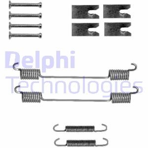 Комплектуючі, гальмівна колодка Delphi LY1327 (фото 1)