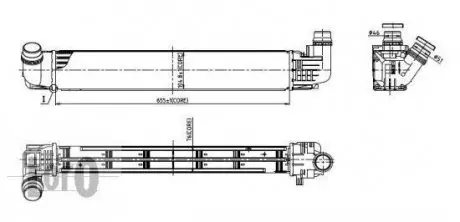 Радіатор інтеркулера DUSTER 1.5 dCi 10- DEPO 010-018-0003 (фото 1)