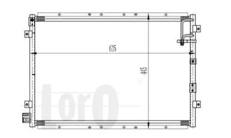 Радіатор кондиціонера Sorento 2.5CRDi 06-11 DEPO 024-016-0004