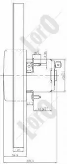 Вентилятор радіатора Galaxy 1.9 TDI 95-06 DEPO 053-014-0018