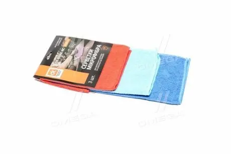 Салфетки микрофибра 30х30 см., 3 шт <ДК> Дорожня карта Dk-Дорожня Карта DK-03MK-NC