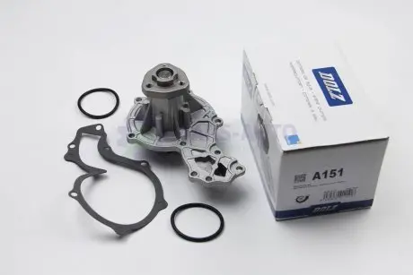 Водяний насос T4/Caddy II/Golf II/III/Passat B3/B4 1.9D/TD/1.6-2.0 (без корпуса) DOLZ A151