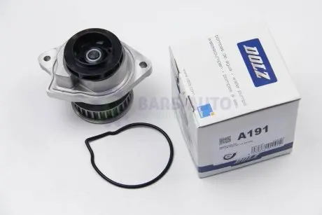 Водяний насос Caddy II/Caddy III/Octavia/Golf IV/V/Fabia/Polo 1.4i/2.0TDI 98- (24z. крил 8) DOLZ A191
