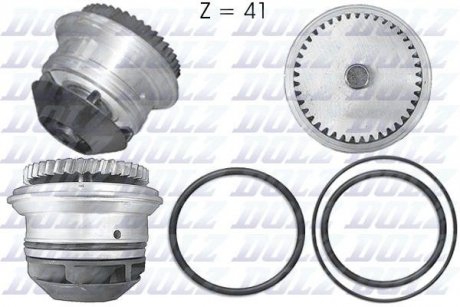 Помпа VW LT 28/LT 35/LT 46 "2,8 "97-03 DOLZ A199 (фото 1)