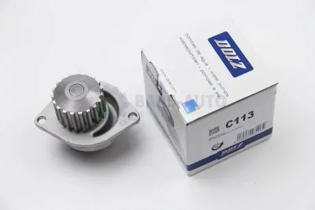 Водяний насос Berlingo/Partner 00-/C3/C4 1.6i 02- (19z) DOLZ C113