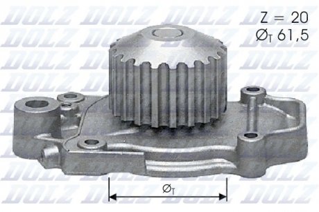 Помпа води DOLZ H118