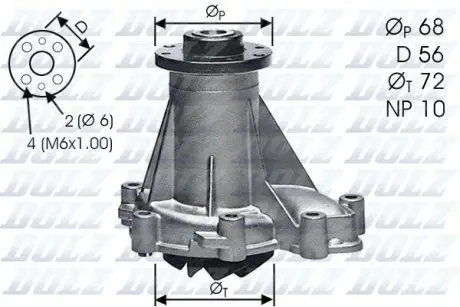 Насос Водяний DOLZ M276