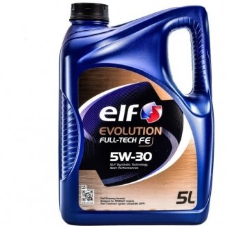 Олива моторна Evolution Fulltech FE 5W30 (5 Liter) ELF 213935