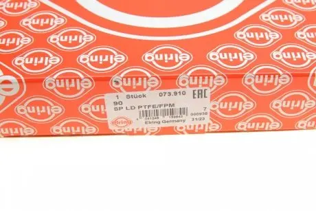Сальник коленвала (задний) BMW 3 (E90/E46)/5 (E60/E61) 2.0/3.0 d 01-11 (90x110) (с корпусом) ELRING 073.910