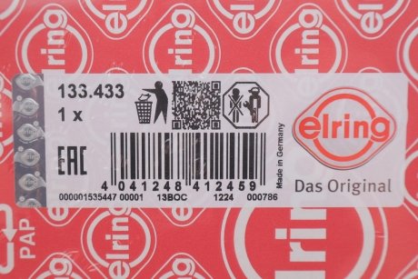 Прокладка кришки ГРМ Audi A4/A6/A8/Q7/VW Touareg 2.7/3.0D 04-11 (1-3 циліндр) ELRING 133.433