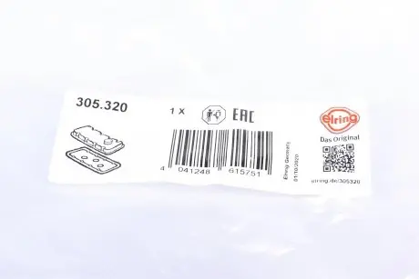 Комплект прокладок, крышка головки цилиндра TOYOTA 1.6 VVT-i 1ZR-FAE ELRING 305.320