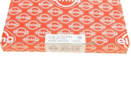 Сальник коленвала (задний) Toyota Corolla/Yaris 1.3/1.33 08- (77.5x171.5x8.7) ELRING 330530