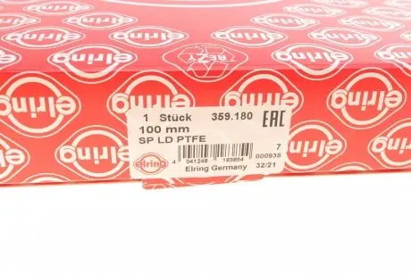 Сальник колінвалу ELRING 359.180