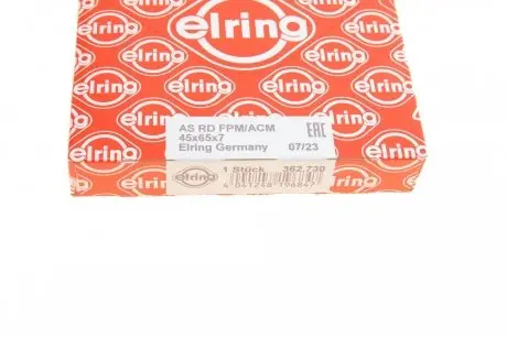 Сальник колінвалу (передній) Volvo C70/S40/S60/S70/S80 95-10 (45x65x7) ELRING 362.730