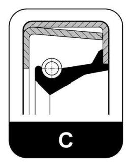 Сальник ступиці ELRING 484300