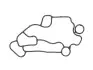 Прокладка корпуса масляного фильтра Skoda Octavia / VW Golf/Passat 2.0 FSI 04- ELRING 897.960 (фото 1)