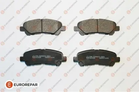 КОЛОДКИ ГАЛЬМІВНІ ЗАДНІ EUROREPAR 1667816380
