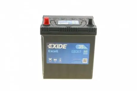 Аккумуляторная батарея 35Ah/240A (187x127x220/+L/B00) Excell Азия EXIDE EB357