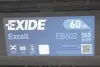 Аккумуляторная батарея 60Ah/540A (242x175x175/+R/B13) Excell EXIDE EB602 (фото 4)