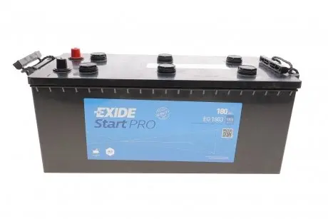 Аккумуляторная батарея 180Ah/1000A (513x223x223/+L) StartPro EXIDE EG1803