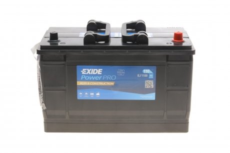 Акумуляторна батарея 10Ah/900A (349x175x235/+R/B0) PowerPro EXIDE EJ1100