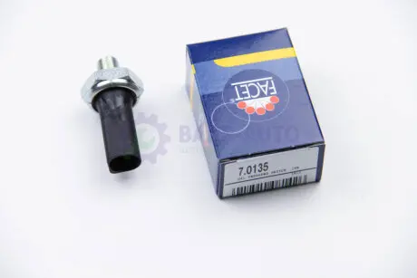 Датчик тиску оливи (1,2-1,6bar/ 1 конт./чорний) VW T4/Golf IV/Audi A4/A6 1.6-5.0 95-10 FACET 7.0135