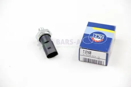 Датчик тиску оливи (1,2-1,6 bar/2 конт./чорний) Golf/Passat/Octavia 2.0TSI 03- FACET 7.0168
