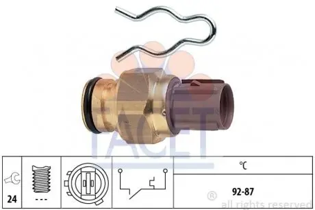 Датчик включения вентилятора Honda Accord vi 2.3 (cl3) (01-03) FACET 7.5285
