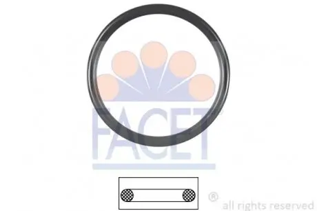 Уплотнительное кольцо термостата Skoda Roomster 1.2 (07-15) FACET 7.9653