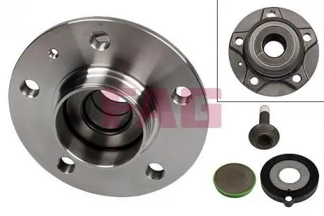 Подшипник ступицы (задней) Audi A6/Q5 10-18 (на пневмоподвеске) FAG 713 6109 20